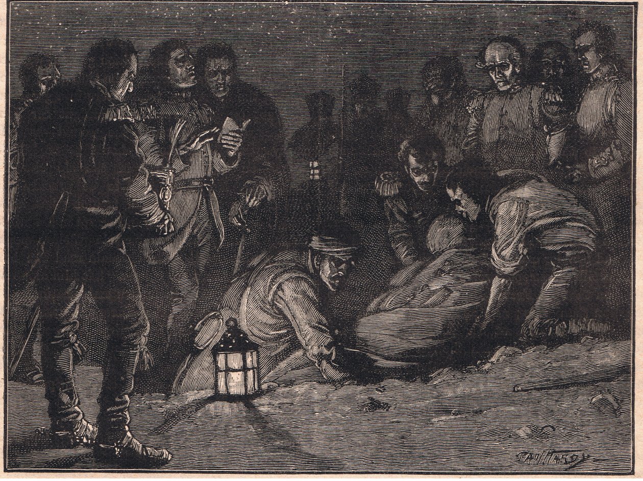Burial of Sir John Moore AD 1809 by Paul Hardy