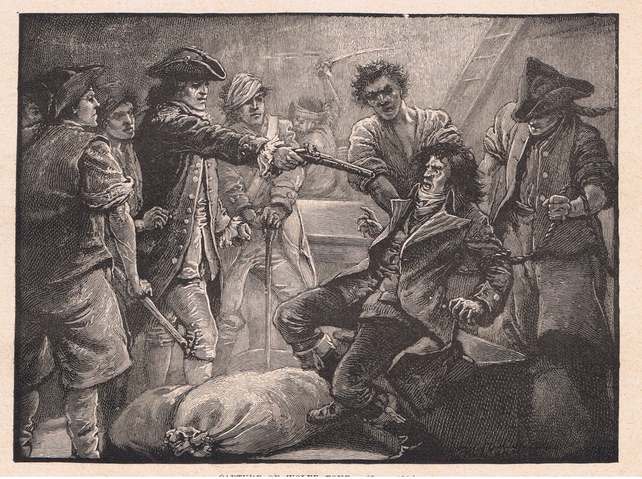 Capture of Wolfe Tone AD 1798 by Paul Hardy