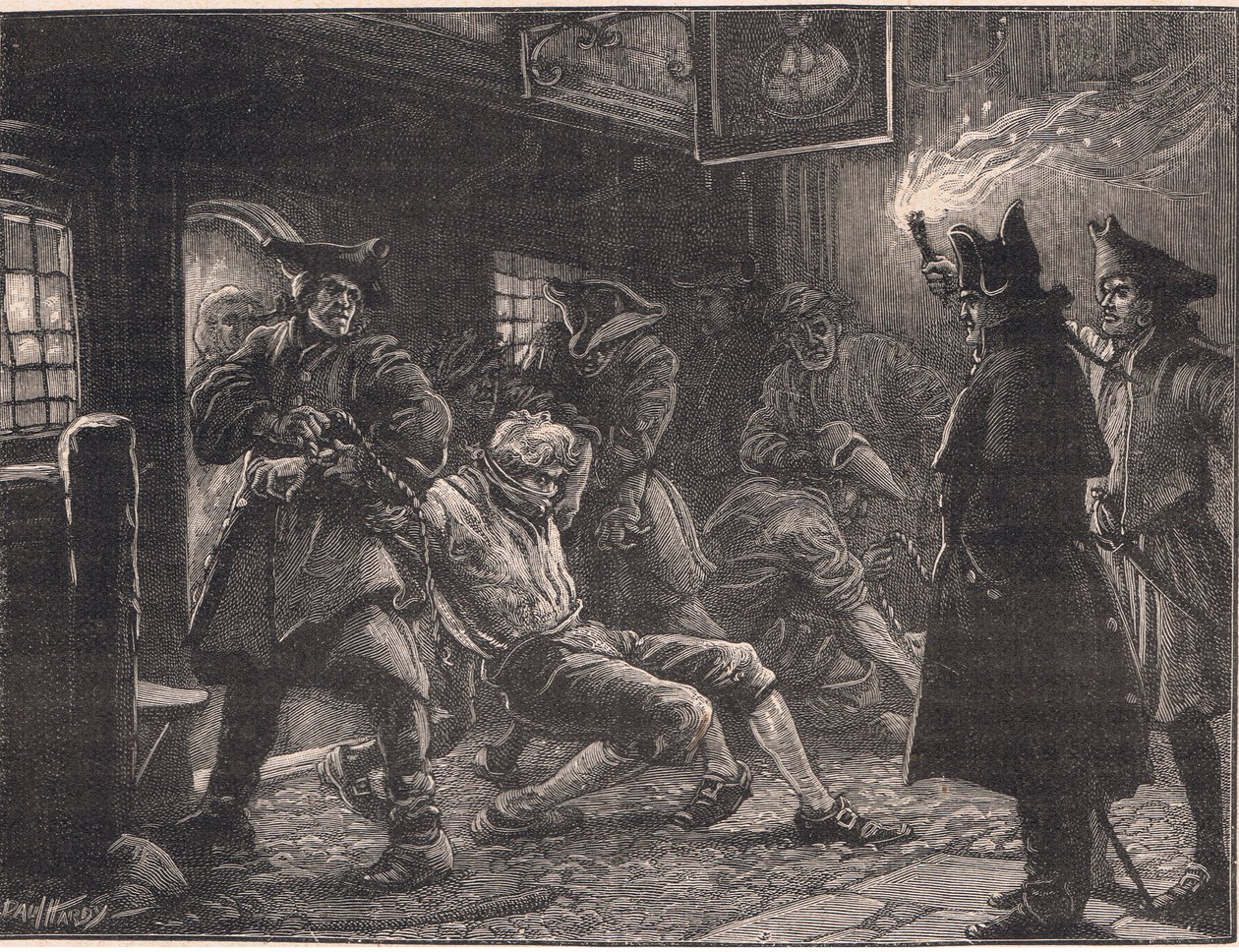 Press Gang at Work by Paul Hardy