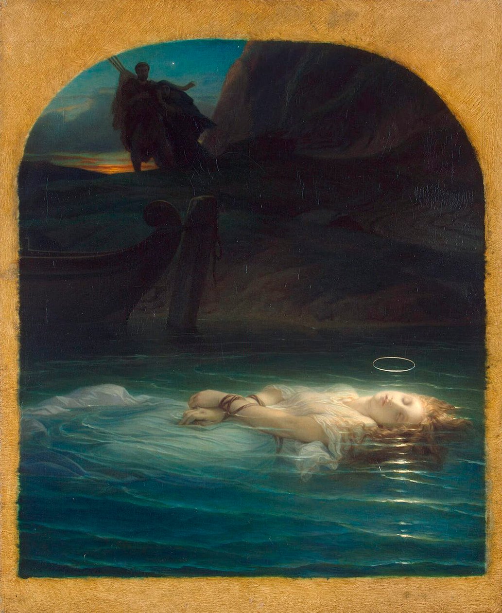 Christian Martyr Drowned in the Tiber During the Reign of Diocletian, 1853 by Paul Delaroche