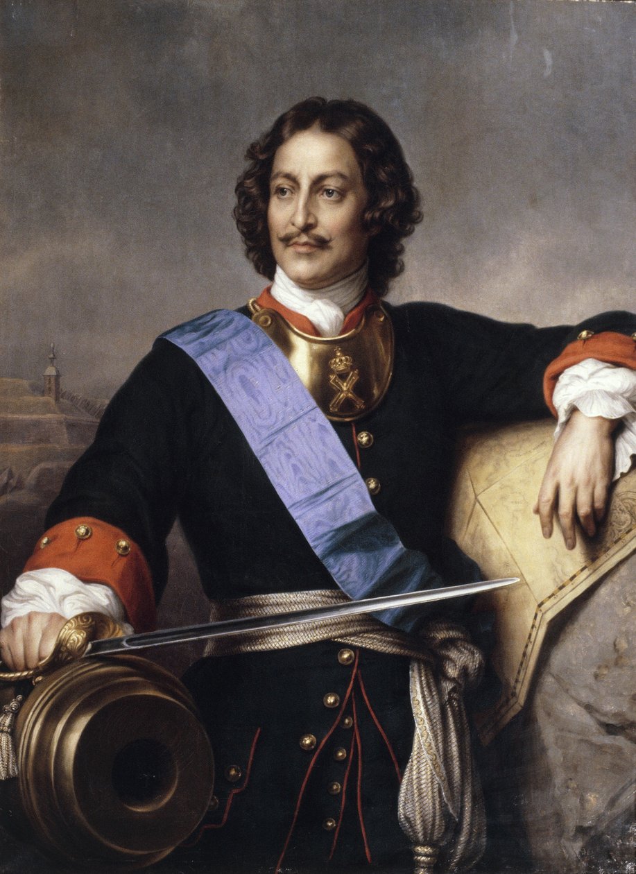 Portrait of Emperor Peter I the Great by Paul Delaroche