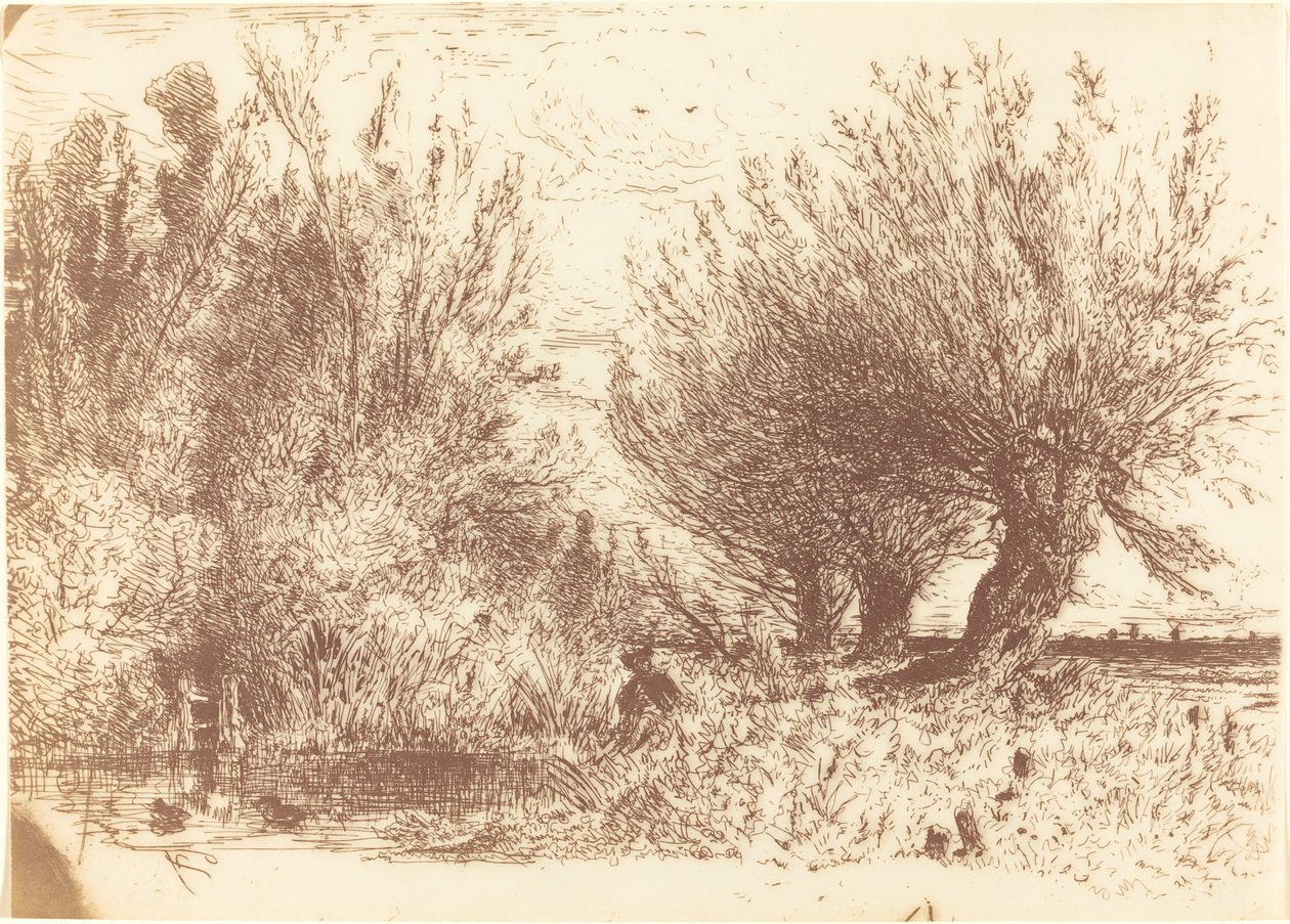 Banks of a River by Paul Huet