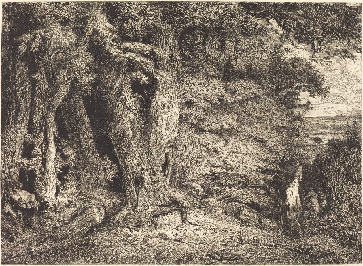 Entrance to the Forest by Paul Huet