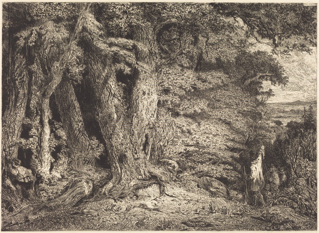 Entrance to the Forest by Paul Huet