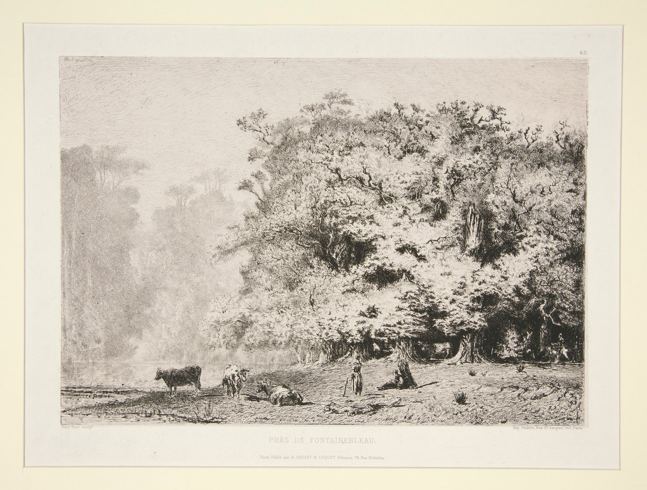 Woods Near Fontainebleau by Paul Huet
