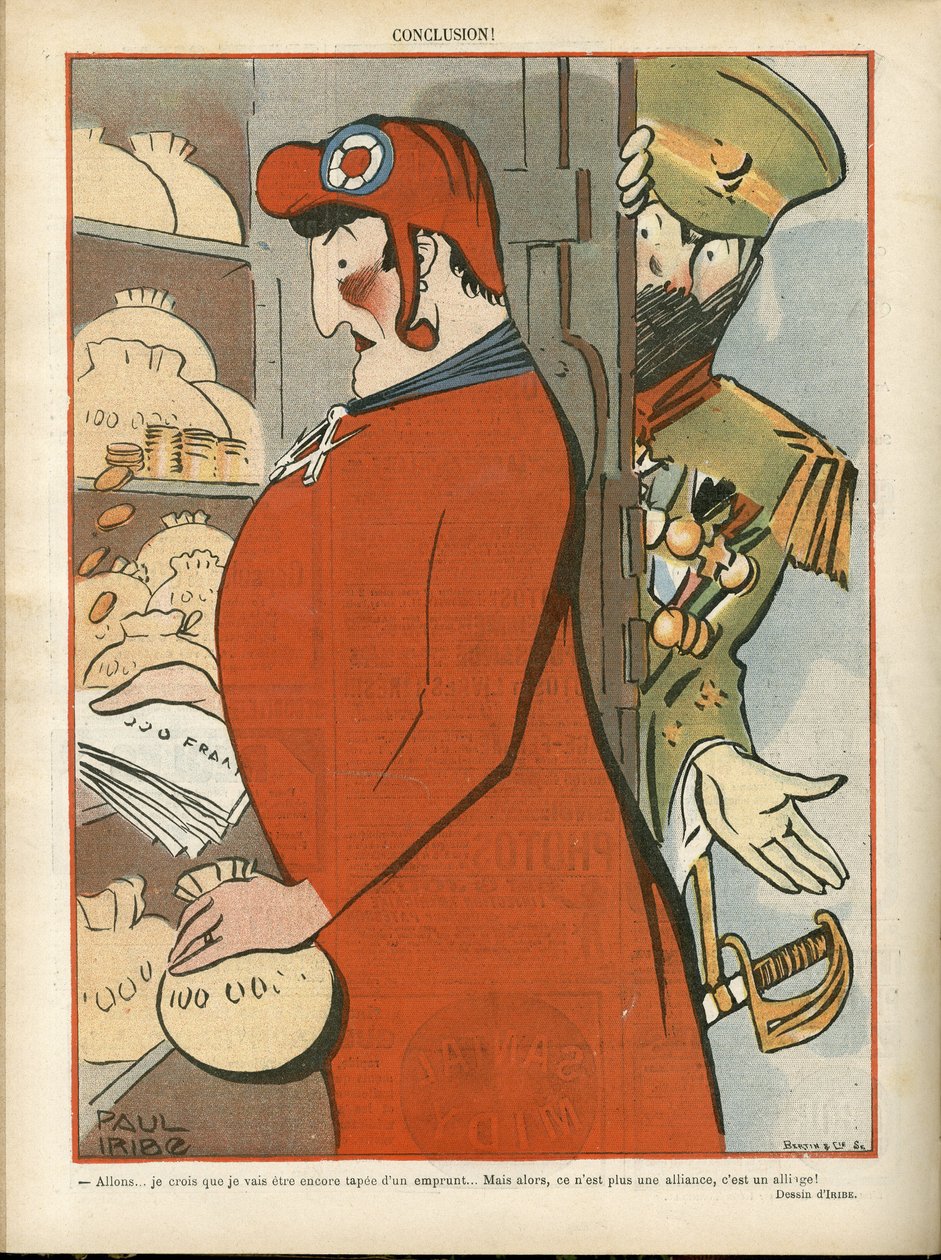 Illustration of Paul Iribe (1883-1935) in Le Rire by Paul Iribe