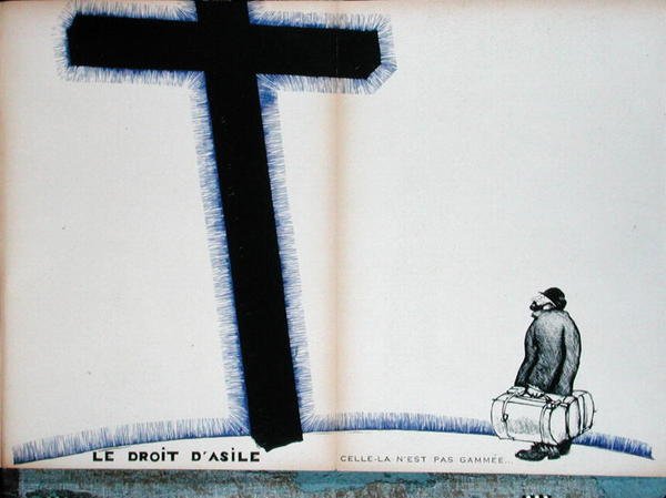 The Christian Cross and the Right to Asylum, illustration from 