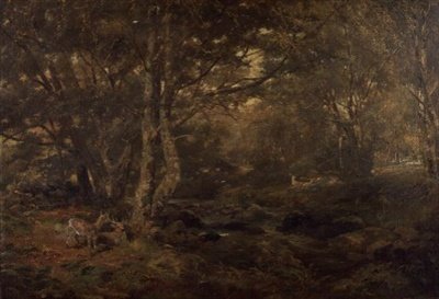 Through the Wood, Pont-y-Gytyn, North Wales by Paul Jacob Naftel