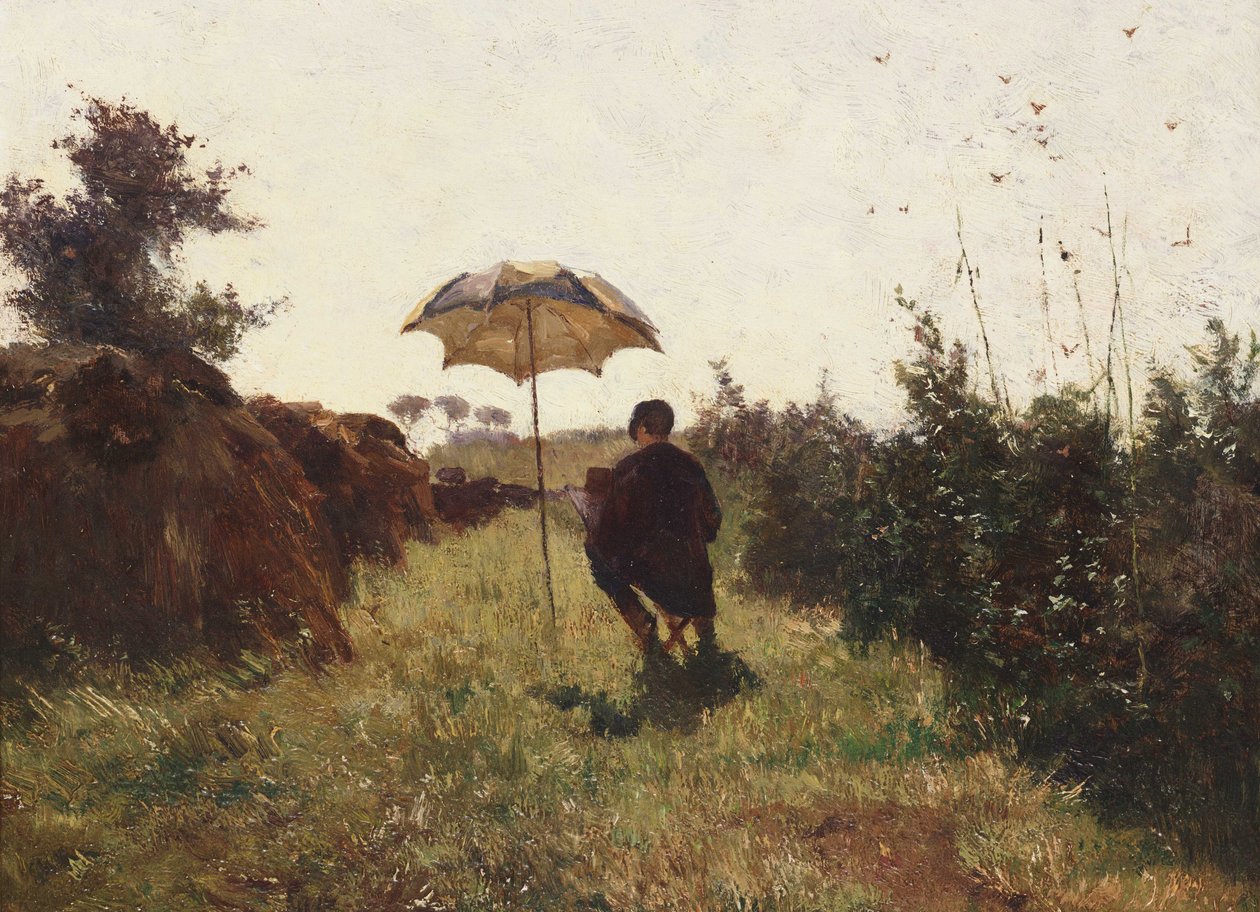 In the Open Air, 1870 by Paul Joseph Constantin Gabriel