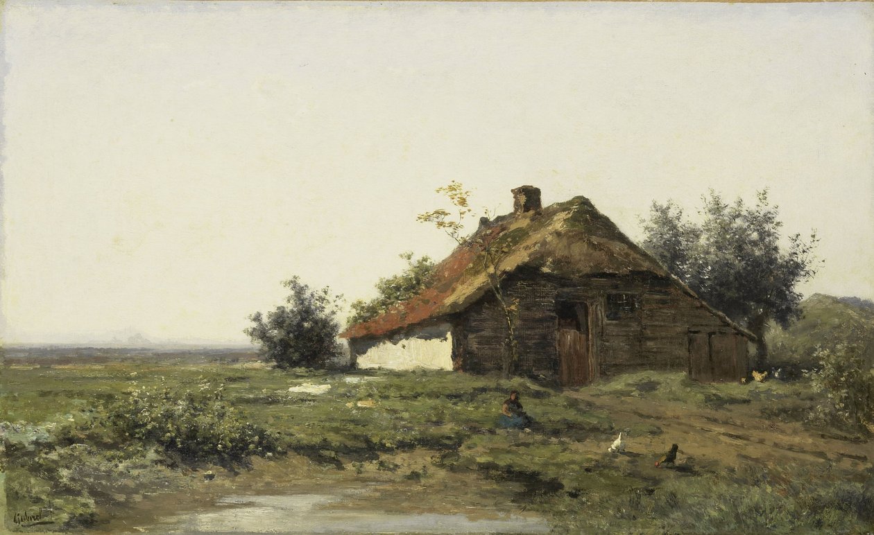 Farm in the Open Fields by Paul Joseph Constantin Gabriel