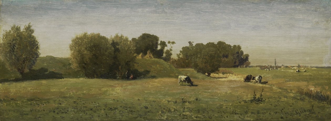 Landscape near Abcoude by Paul Joseph Constantin Gabriel