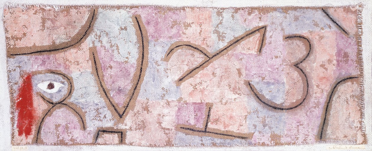 Striking Hair by Paul Klee