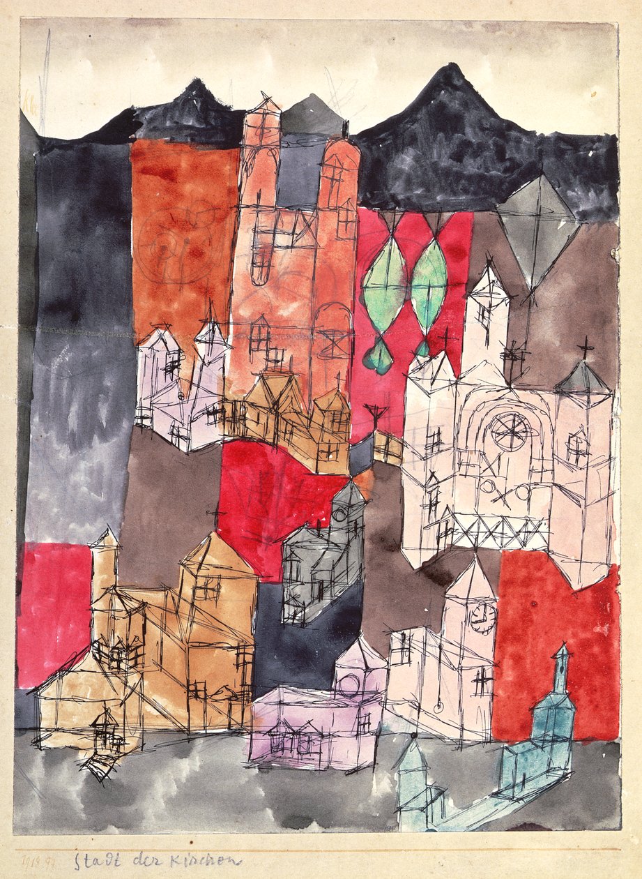 City of Churches by Paul Klee
