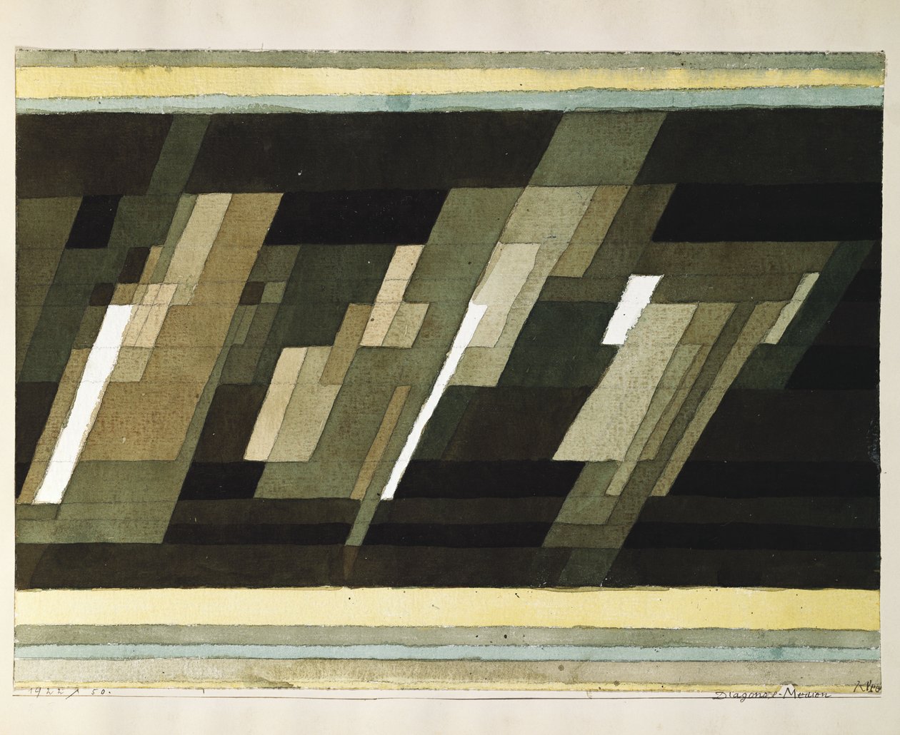 Diagonal Media by Paul Klee
