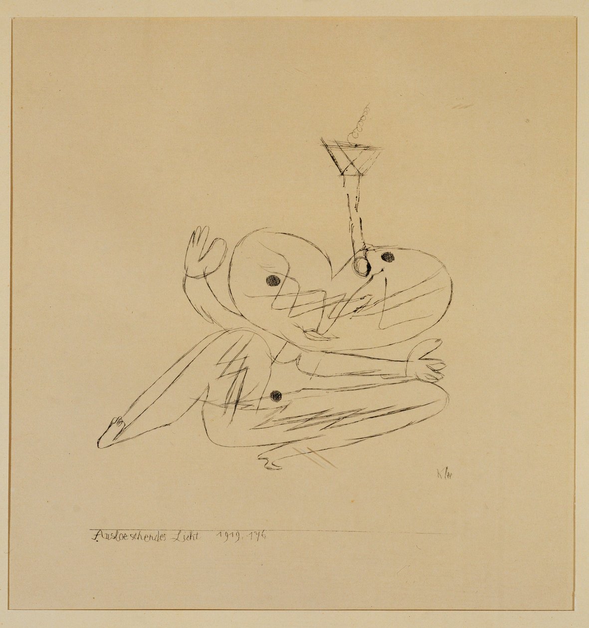 Extinguishing Light by Paul Klee