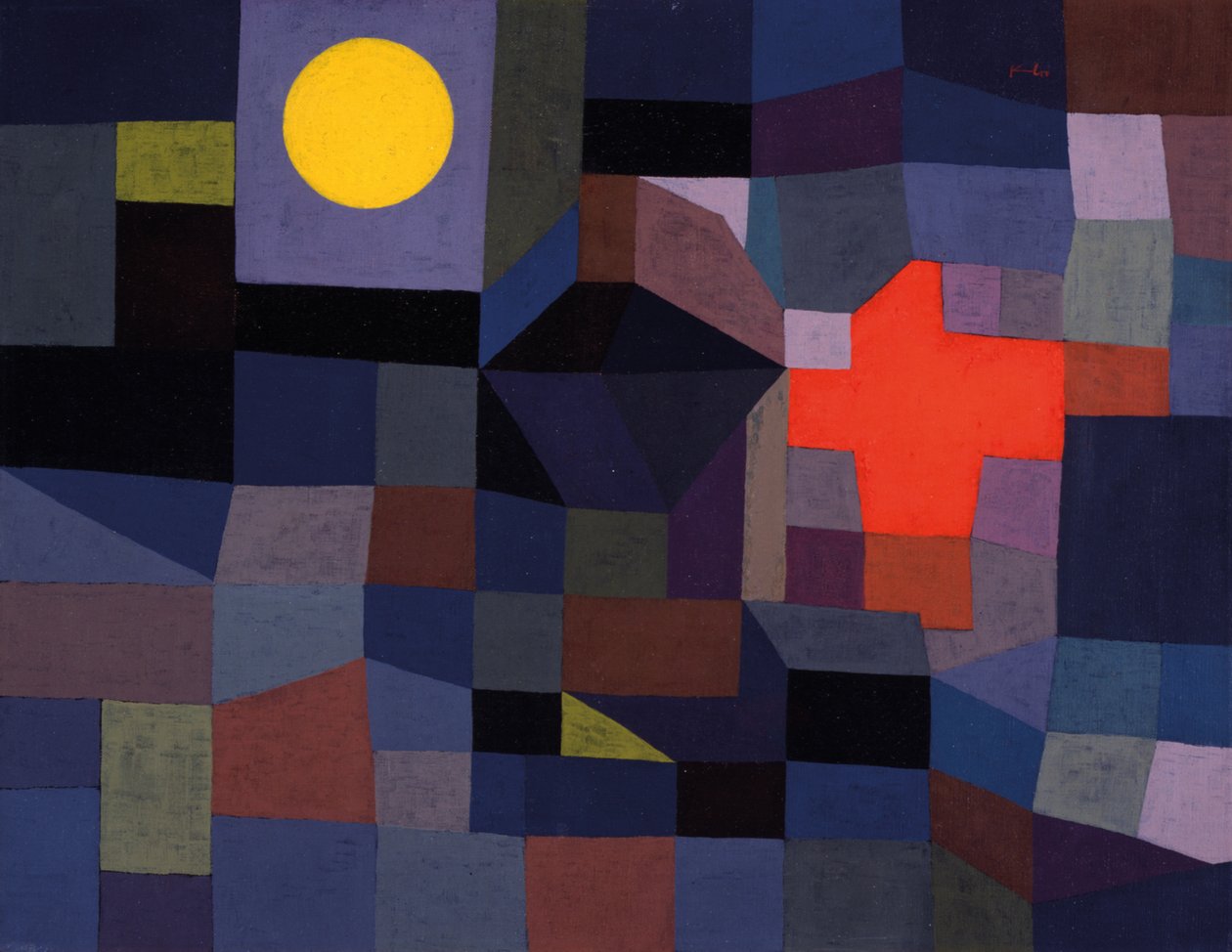 Fire at Full Moon by Paul Klee