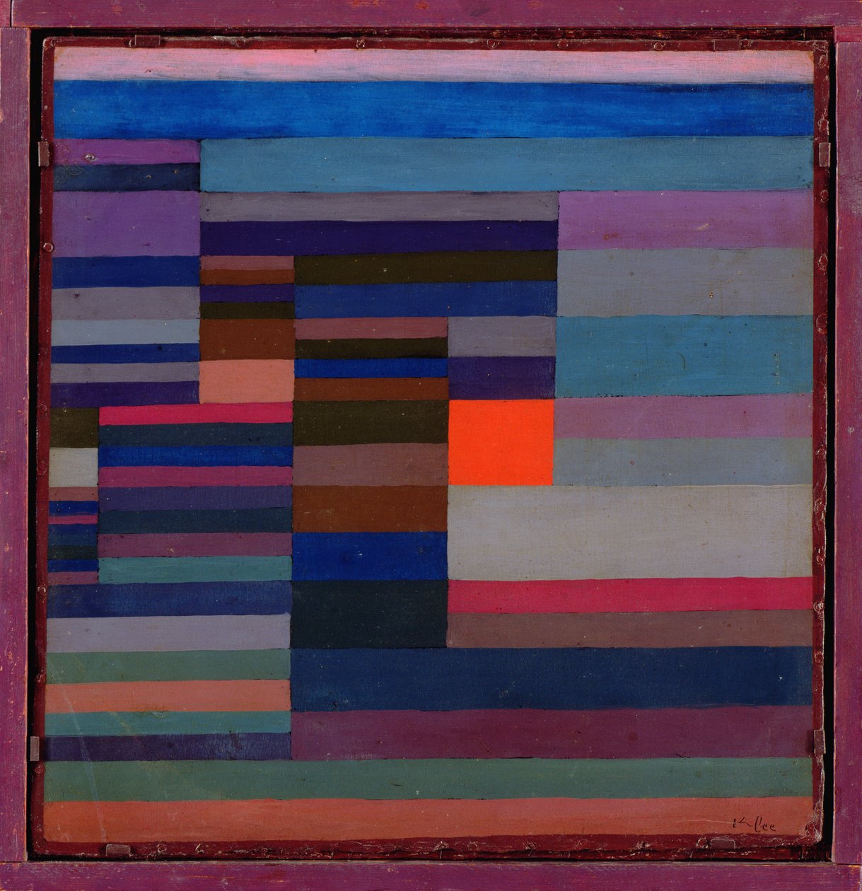 Fire in the Evening by Paul Klee