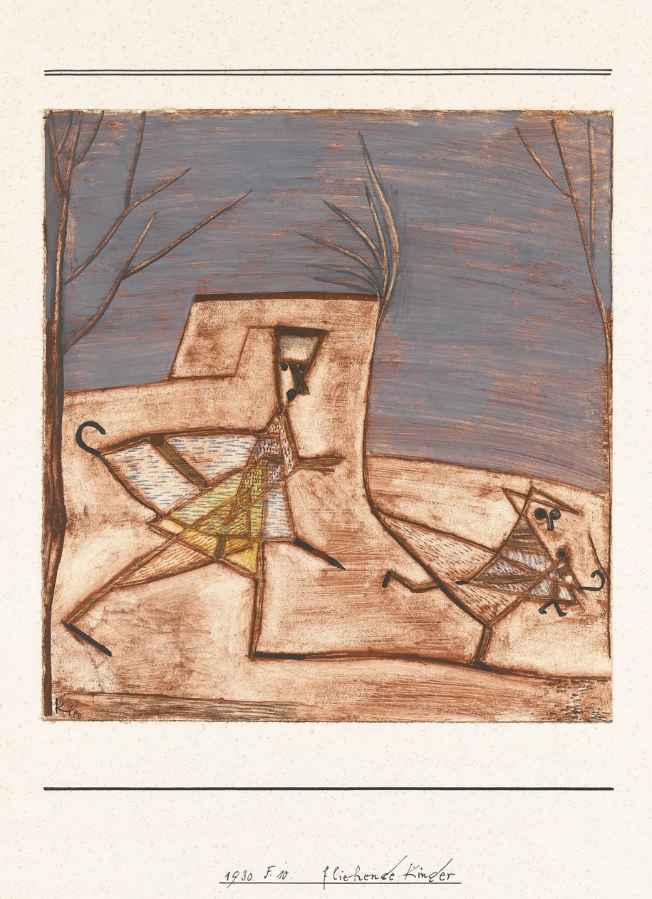 Children Fleeing, 1930 by Paul Klee