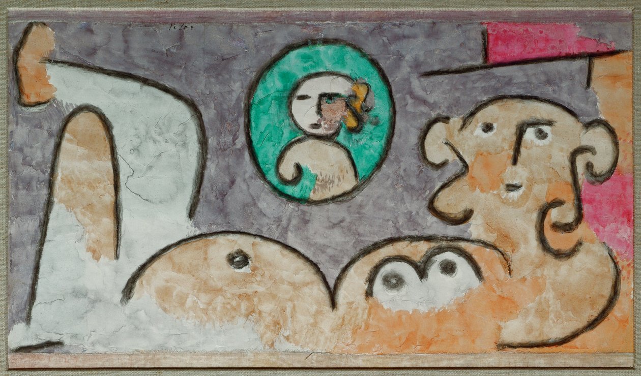 Thinking of Offspring by Paul Klee