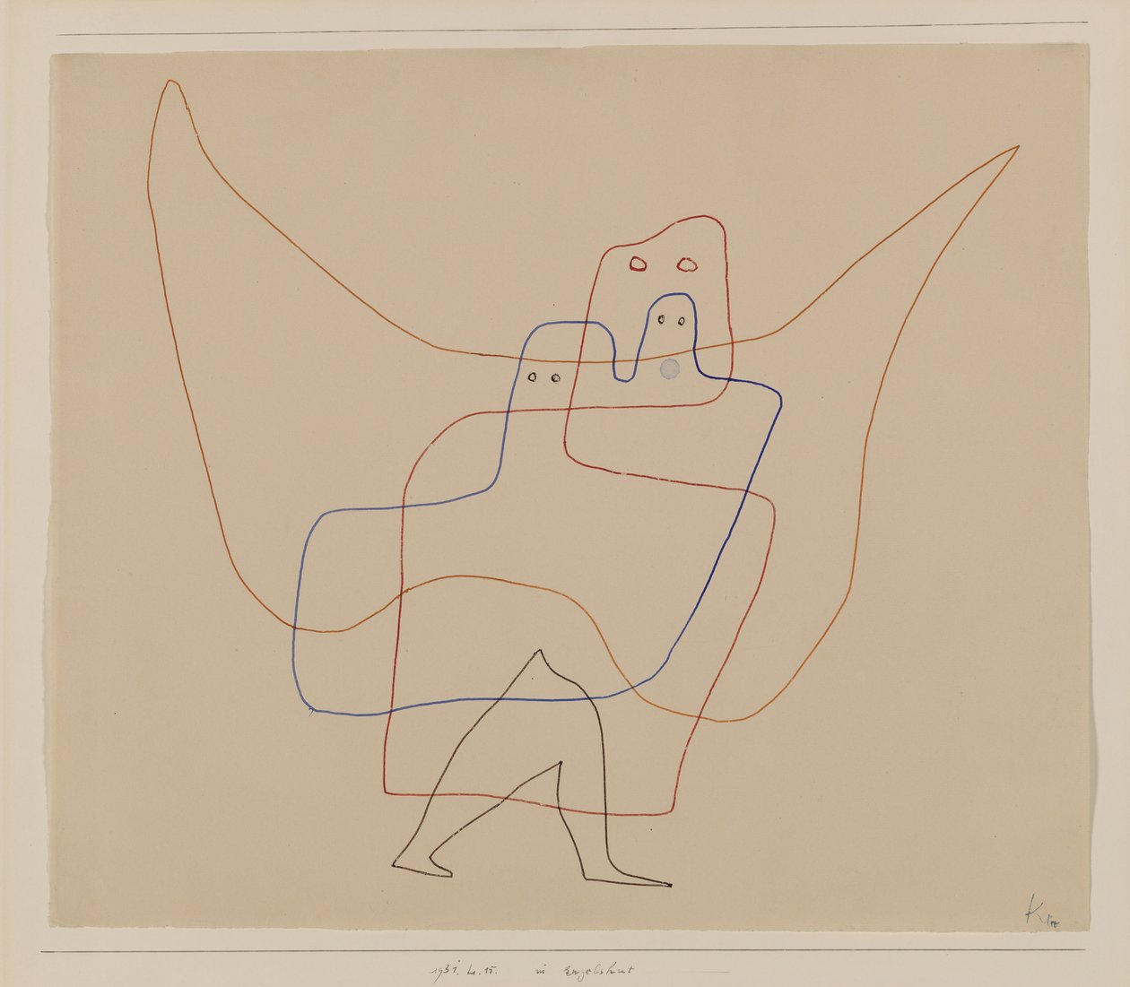 In Angels Care by Paul Klee