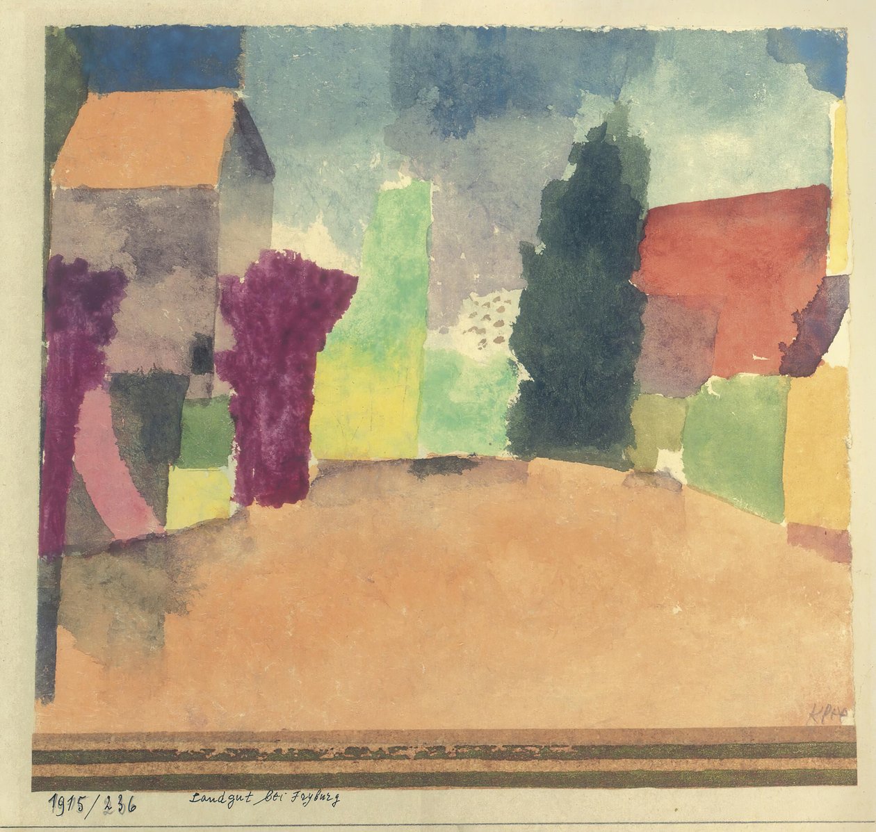 Country House Near Fribourg by Paul Klee