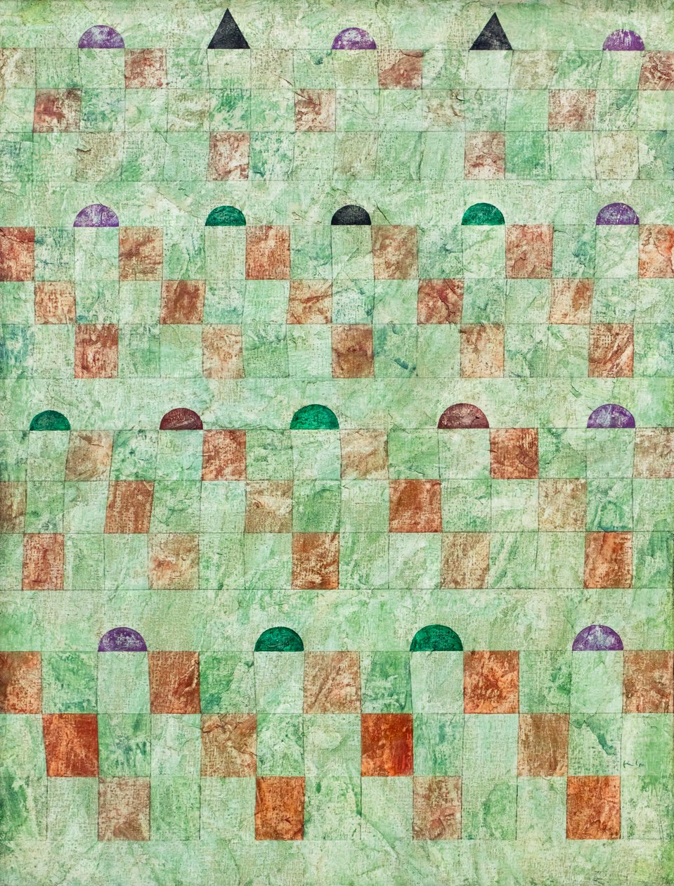 Palace in Four Parts by Paul Klee