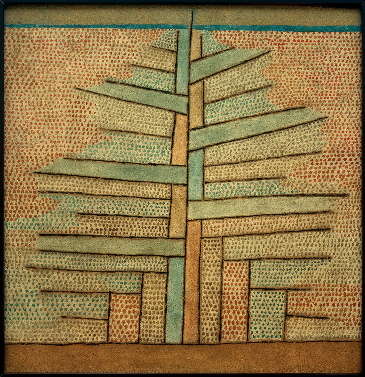 Paul Klee, Pine / Painting, 1932 by Paul Klee