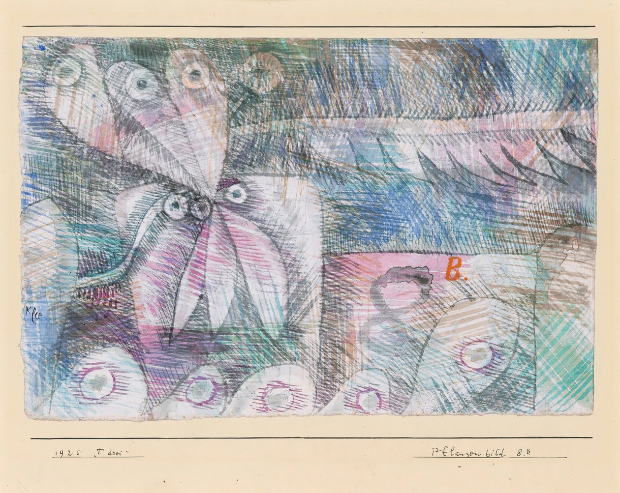 Plant Image 8.B. by Paul Klee