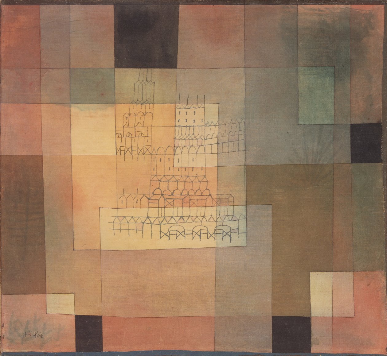 Polyphonic Architecture by Paul Klee
