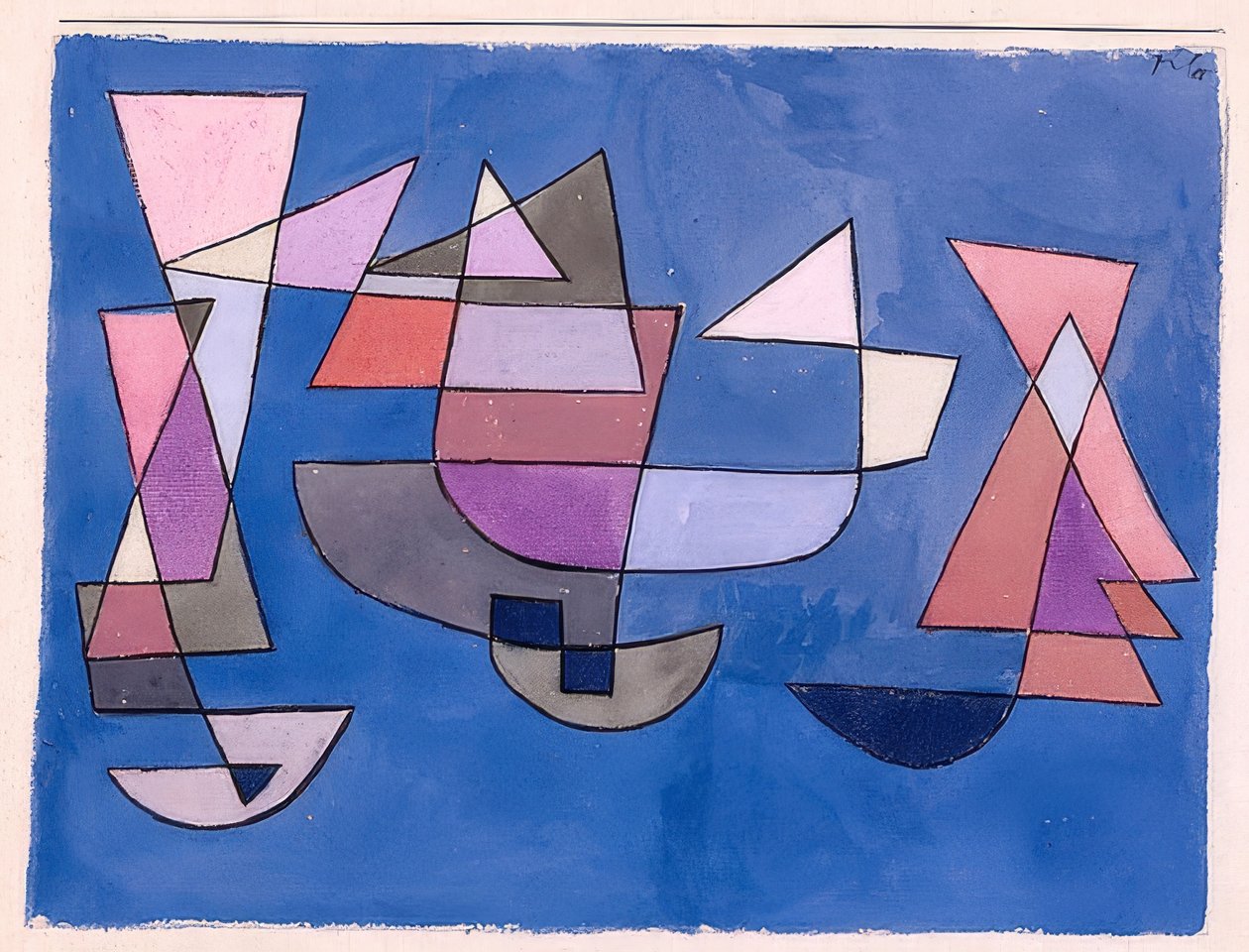 Sailing Ships. 1927 by Paul Klee