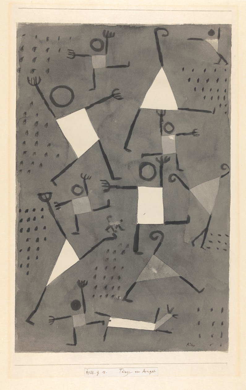 Dances Caused by Fear by Paul Klee