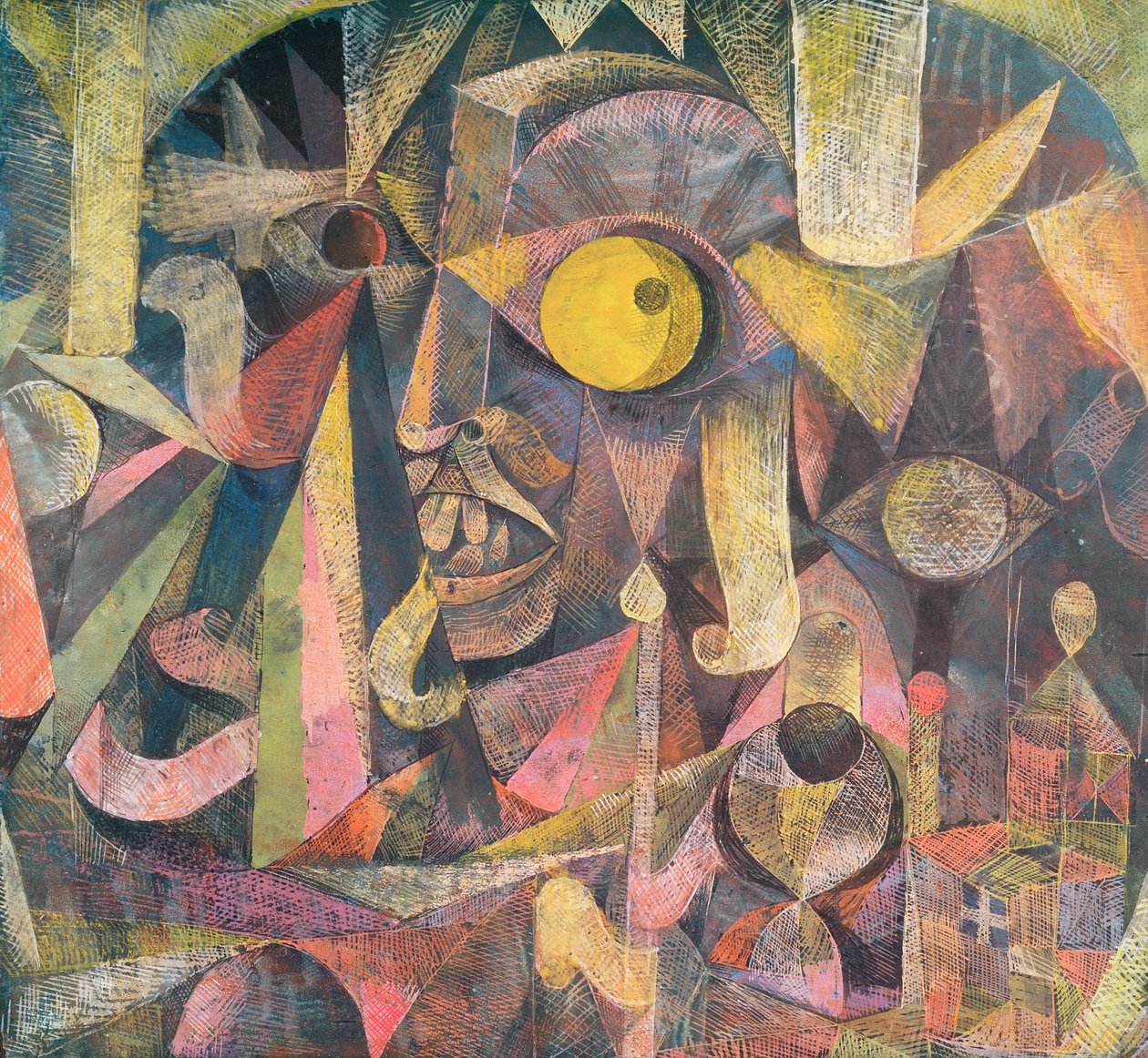 The Moon Was on the Decline, It Showed me the Grimace of an Englishman, a Lord of Bad Fame by Paul Klee