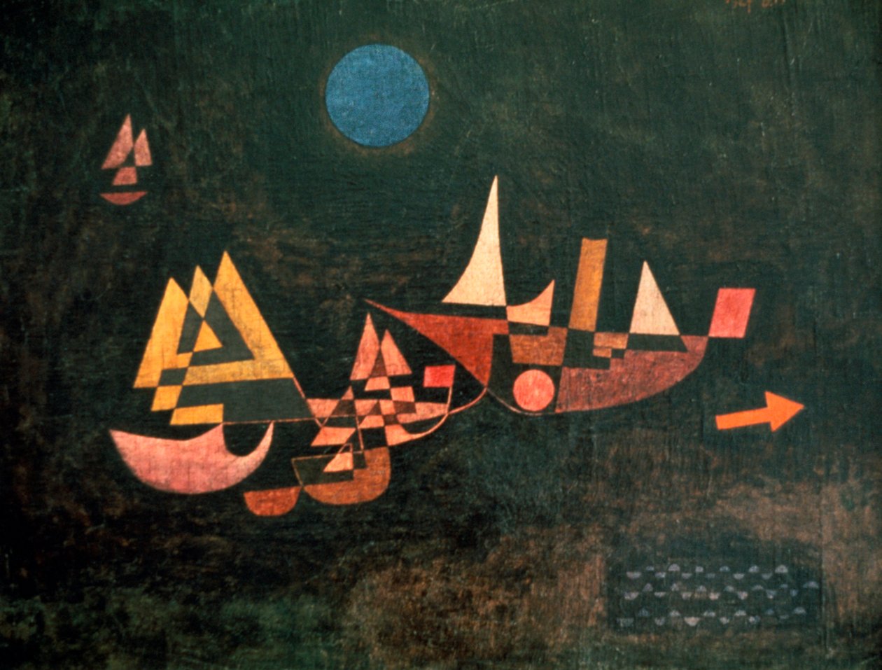 The Ships Depart by Paul Klee