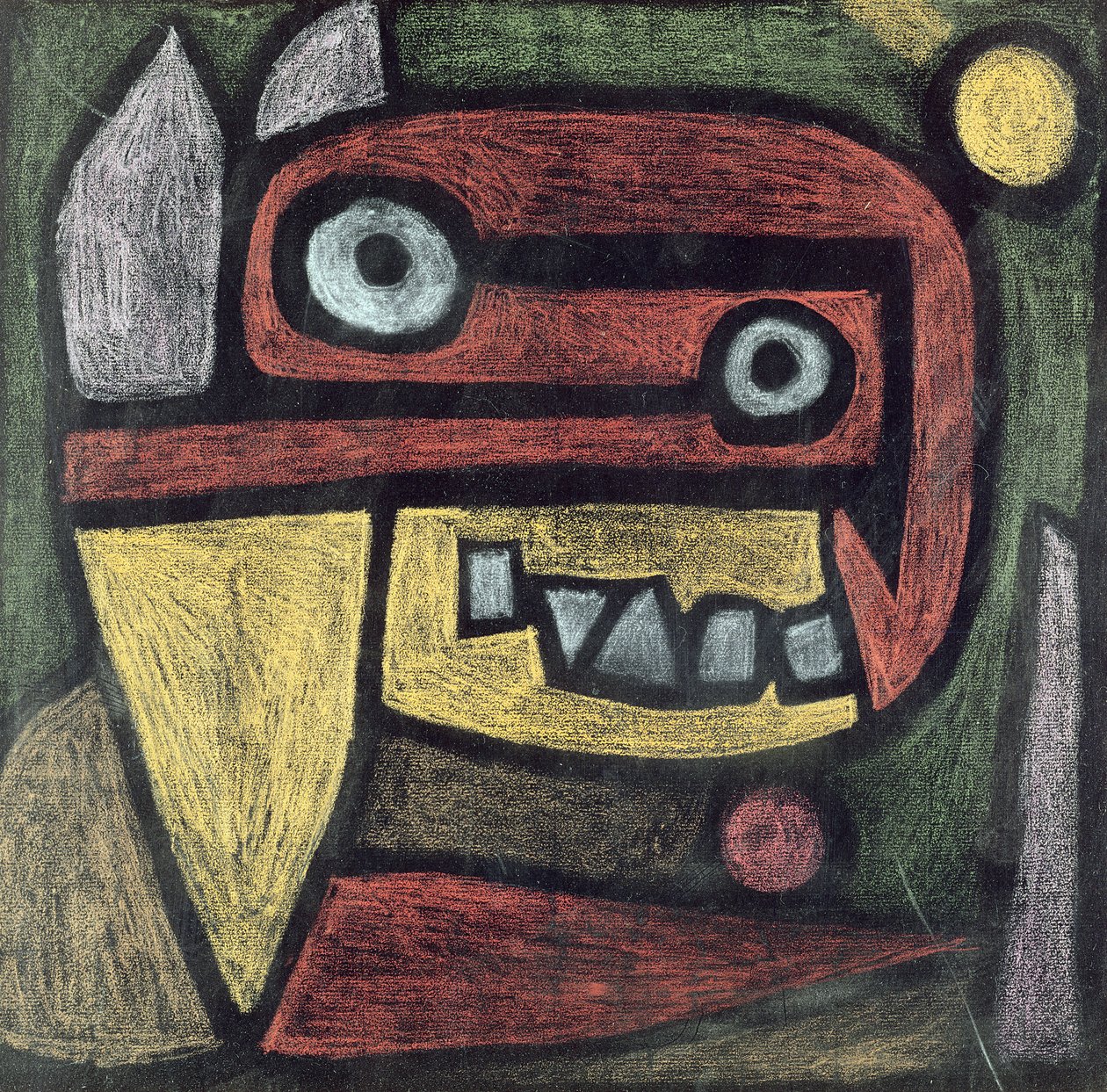 Untitled (Mask: Wild Animal) by Paul Klee