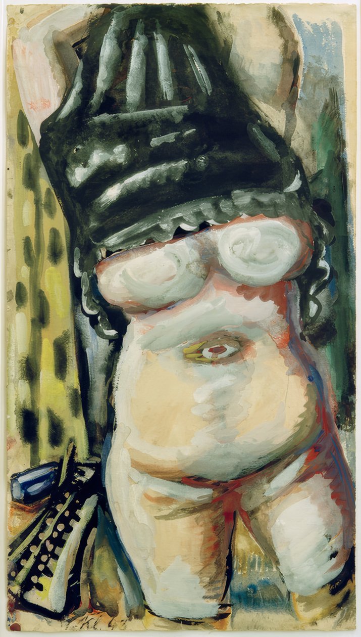 Nude with Veiled Head by Paul Kleinschmidt