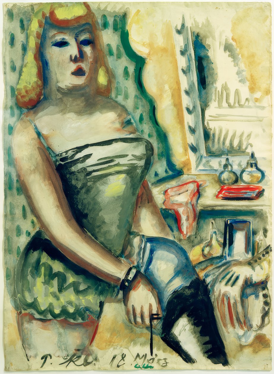In the Dressing Room by Paul Kleinschmidt