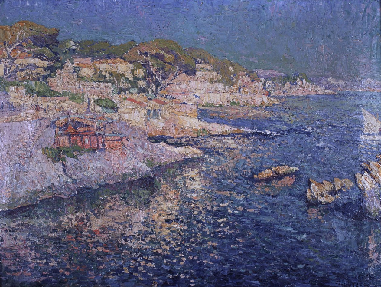 The Cliffs on the Coast of Marseille by Paul Leduc