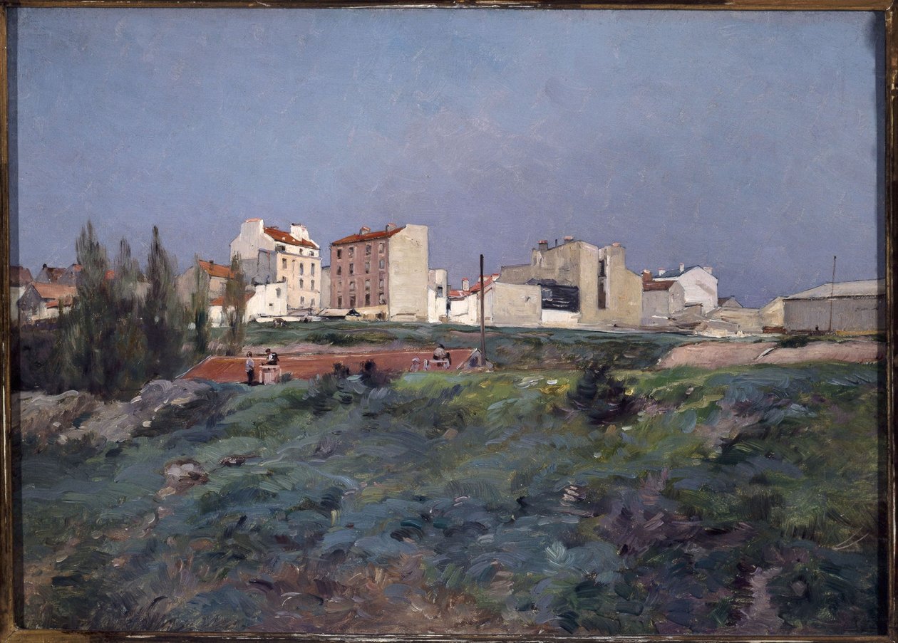 The Bièvre Valley, Left of Rue de Tolbiac by Paul Léon Felix (attr. to) Schmitt