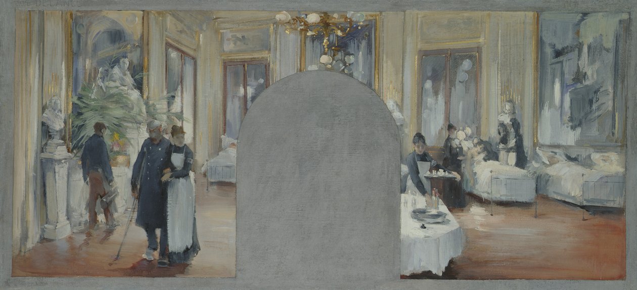 Interior of the Theatre Francais, 1871 by Paul Louis Delance