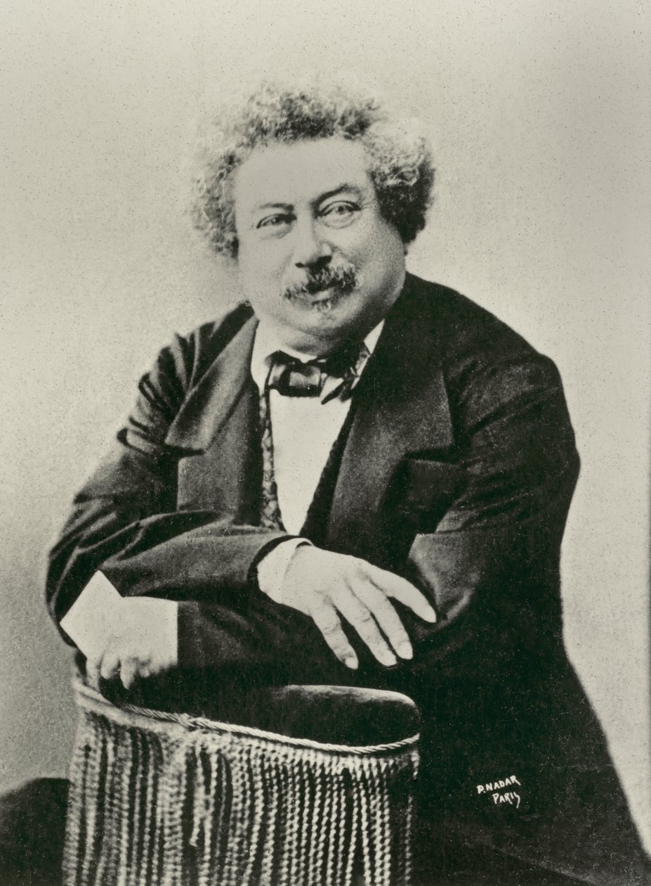 Portrait of Alexandre Dumas Père by Paul Nadar