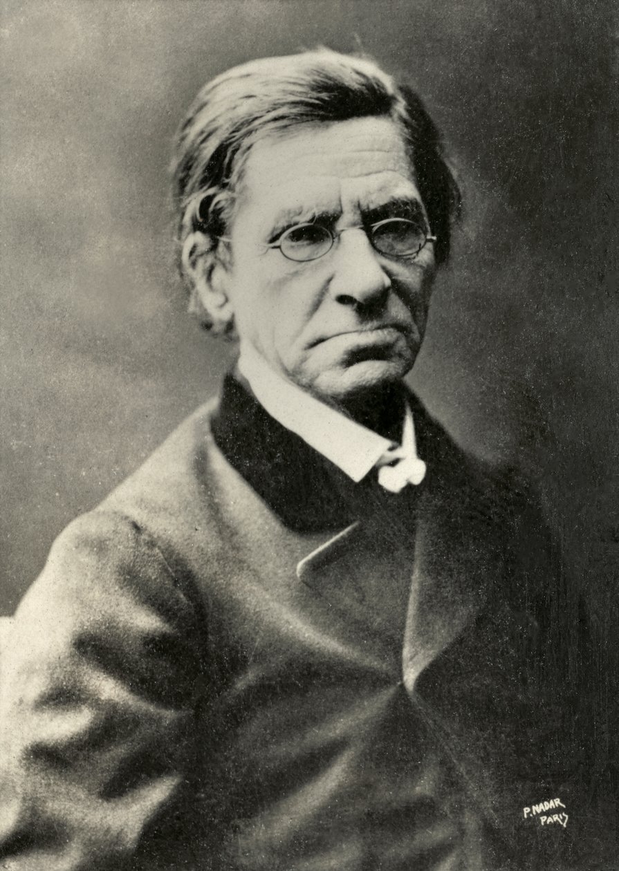 Portrait of Émile Littré by Paul Nadar