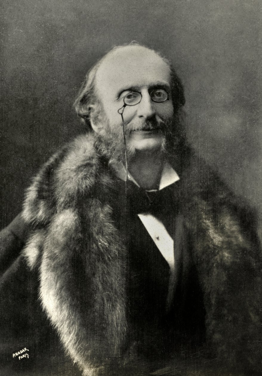 Portrait of Jacques Offenbach by Paul Nadar
