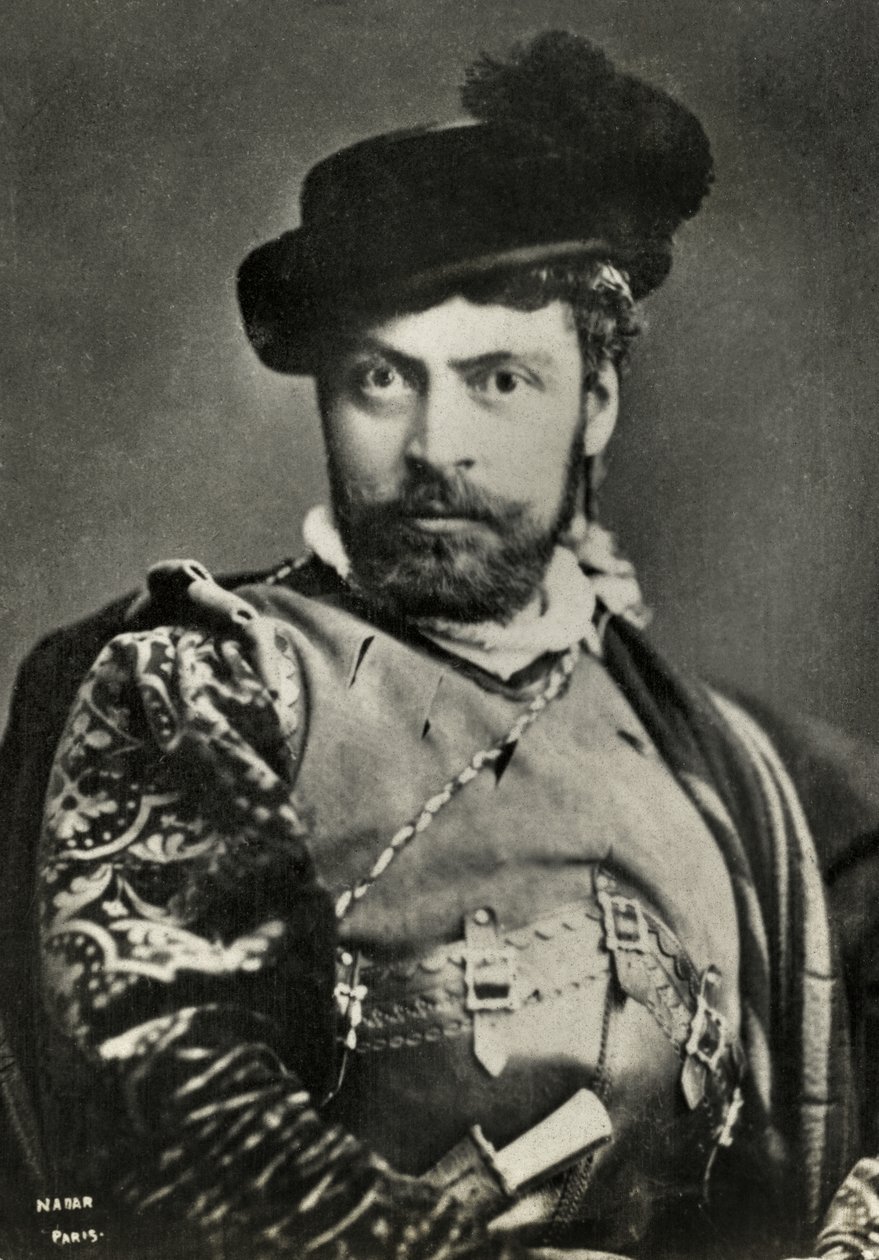 Portrait of Jean Mounet Sully by Paul Nadar