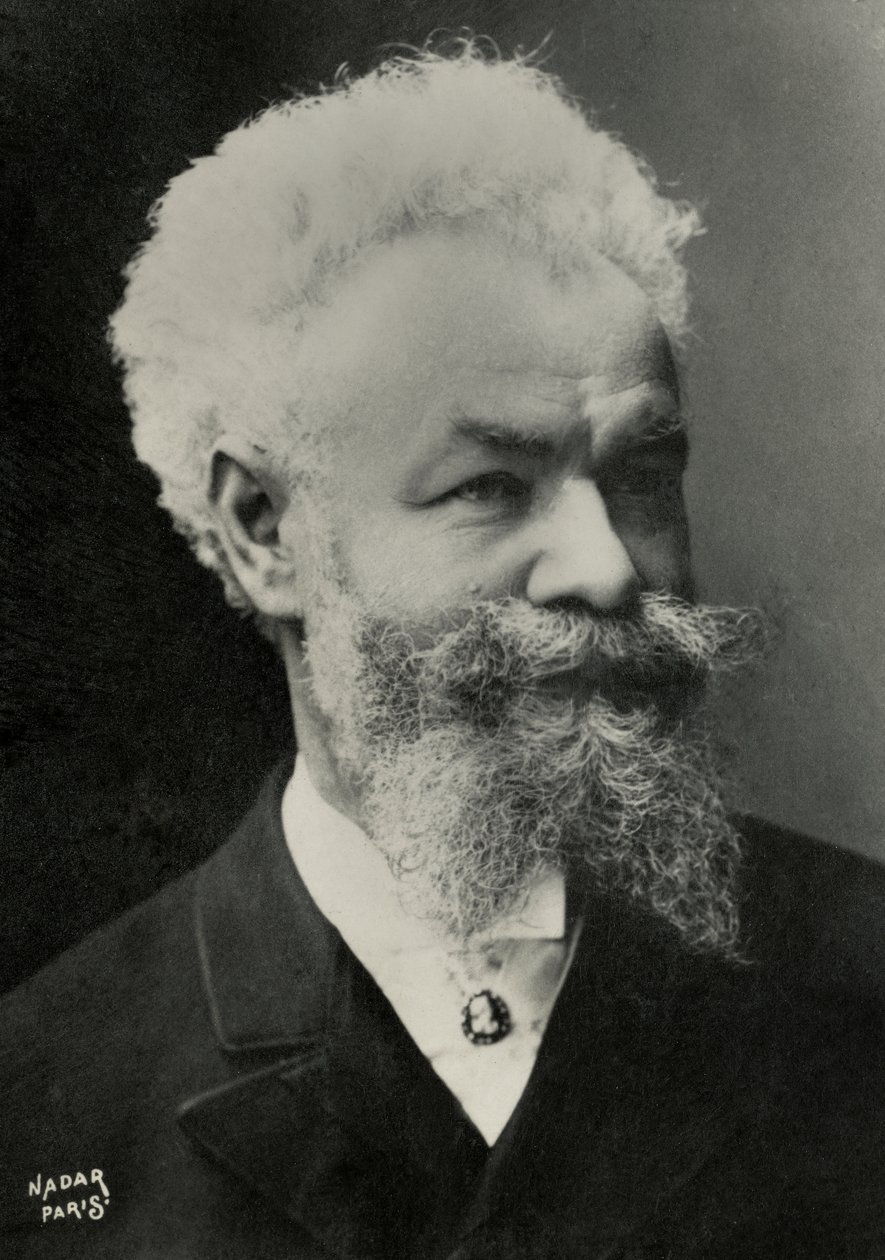 Portrait of Michel Munkaczy by Paul Nadar