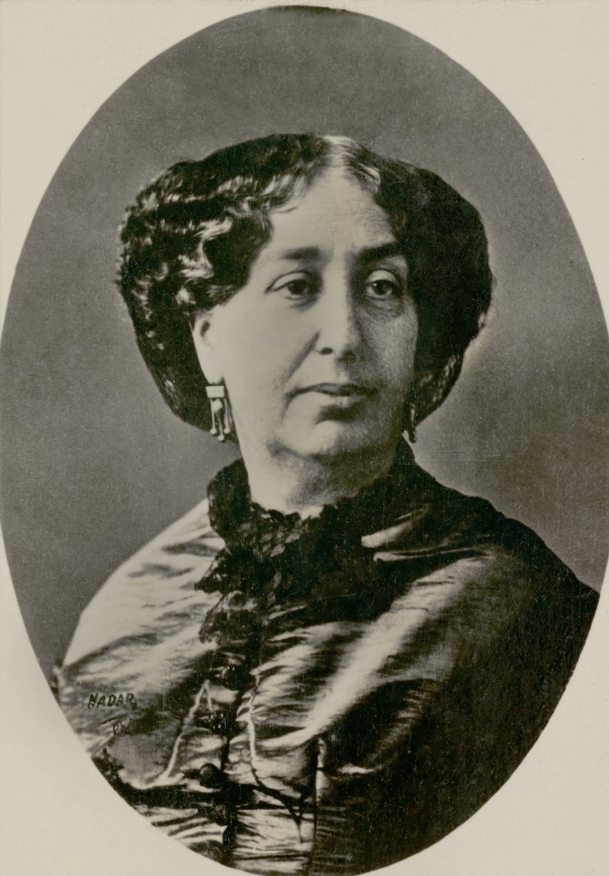 Portrait Of The Writer George Sand By Paul Nadar