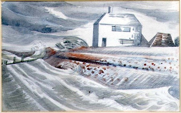 House by the Sea, Dymchurch, Kent by Paul Nash