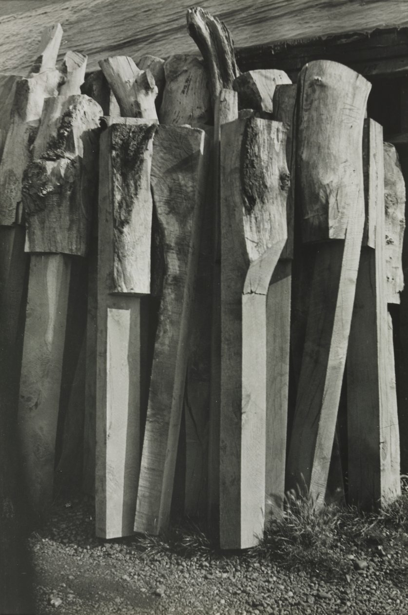 Totems, Old Shipyard, Rye by Paul Nash
