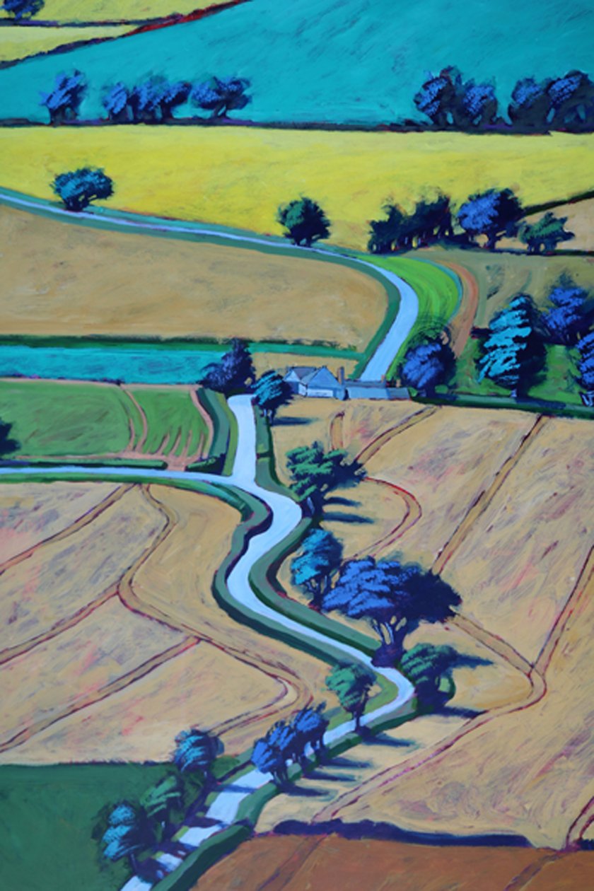 Lane in Summer (detail) by Paul Powis