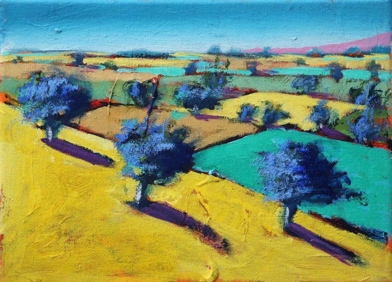 Yellow Hill, 2021 by Paul Powis