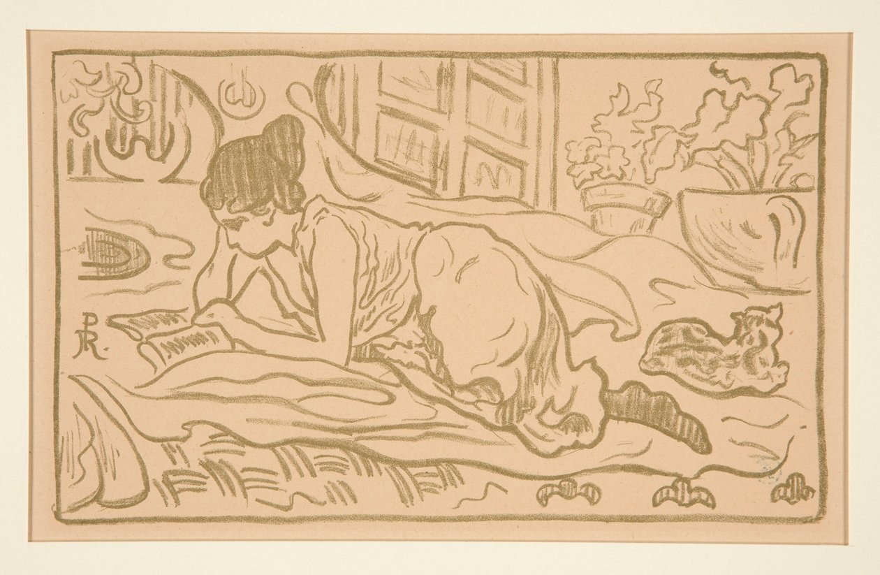 Reclining Girl by Paul Elie Ranson